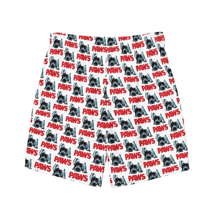 "PAWS" Swim Trunks
