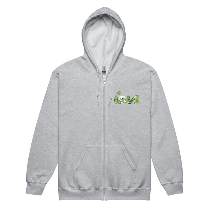 4-Leaf Love Zip Hoodie