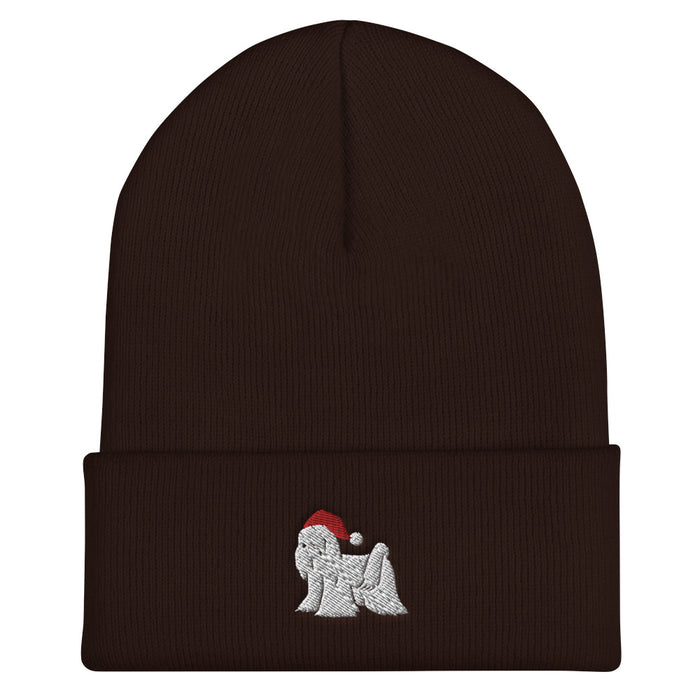 "Santa's Maltese" Beanie