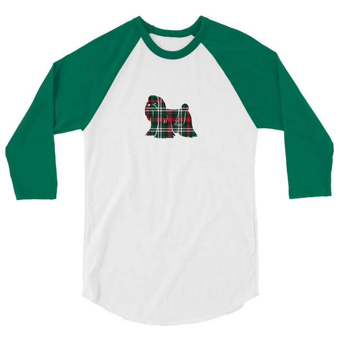 "Plaid Maltese" 3/4 Sleeve Shirt