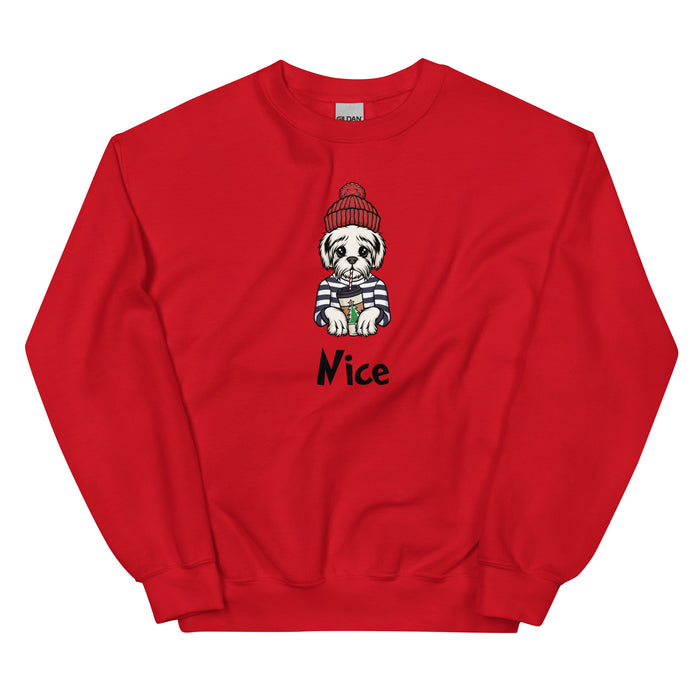 "Nice Maltese" Sweatshirt