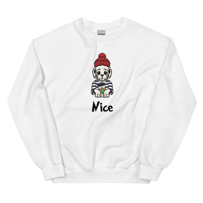 "Nice Maltese" Sweatshirt