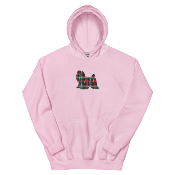 "Plaid Maltese" Hoodie