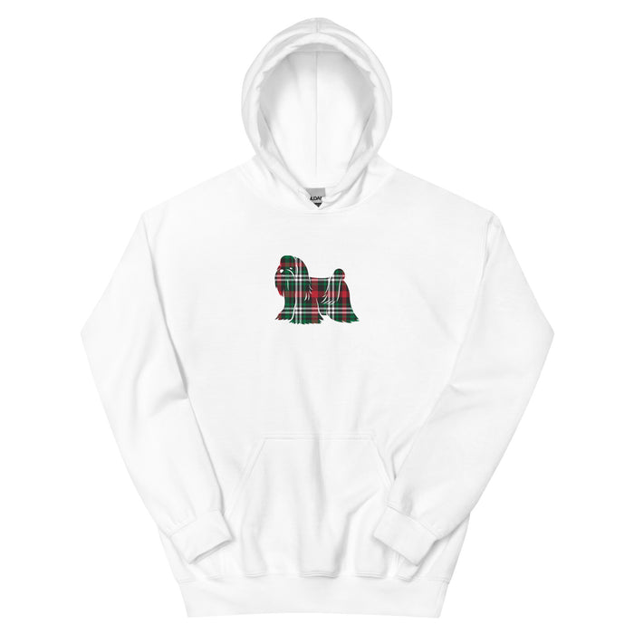 "Plaid Maltese" Hoodie