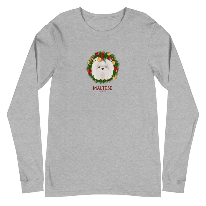 "Maltese Wreath" Long Sleeve Tee