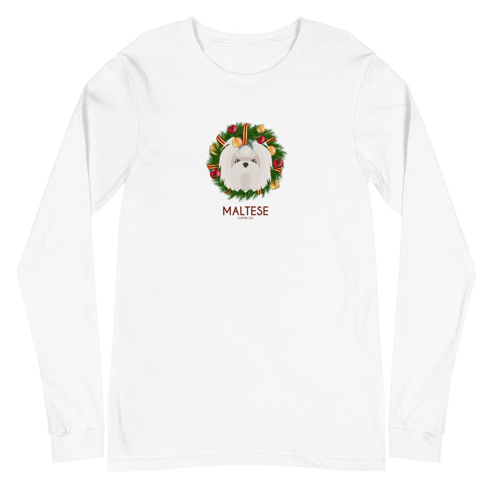 "Maltese Wreath" Long Sleeve Tee