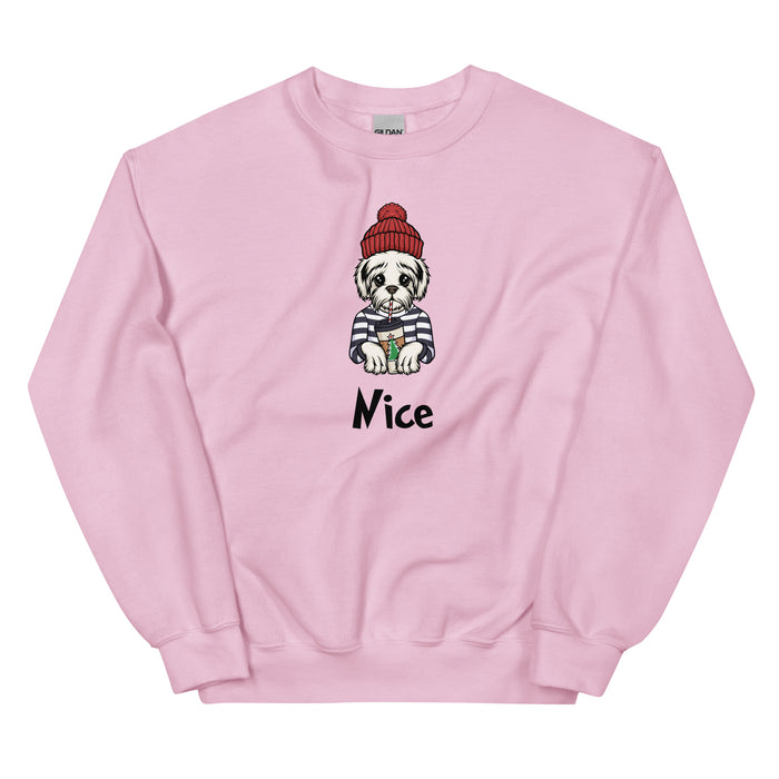 "Nice Maltese" Sweatshirt