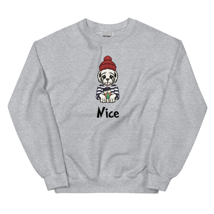 "Nice Maltese" Sweatshirt